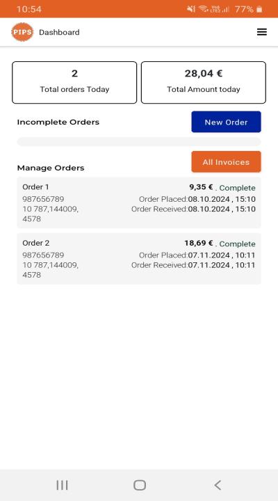 Order Entry System Management App